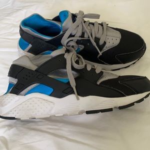 Nike Air Huarache Run Cool Grey Midnight Navy